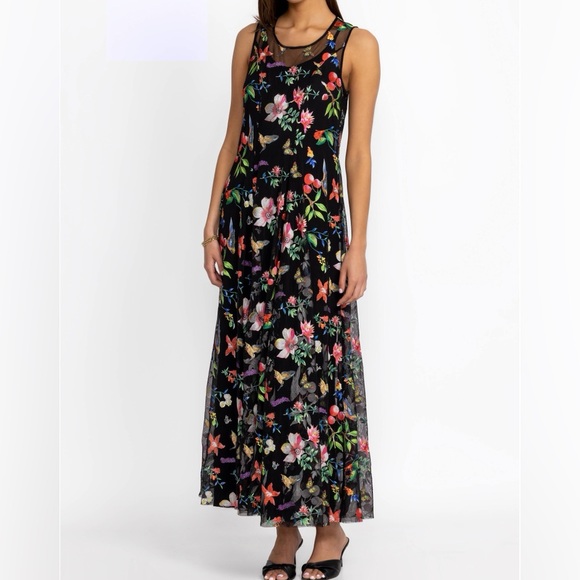 Johnny Was Emilda Mesh Dress Size XL - Picture 7 of 7